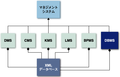 図4：XML DBの適用範囲の広がり